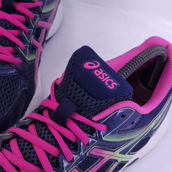 Asics Gel-Contend 3 Athletic Training Shoe Womens Size 8 T5F9Q Blue Pink White - Picture 8 of 9